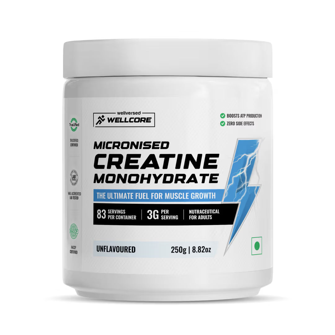 Wellcore - Pure Micronised Creatine Monohydrate (122g, 33 Servings) Tropical Tango