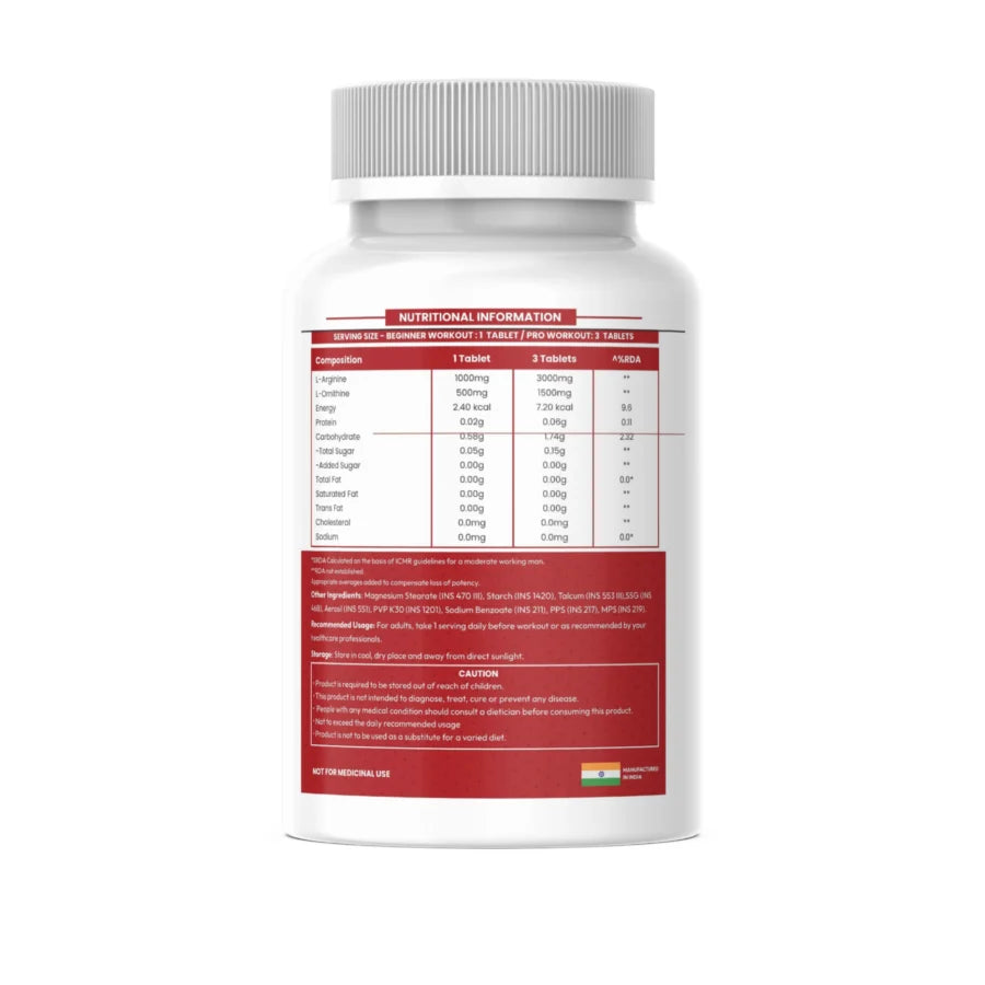 Fitsique L-argine Ornithine