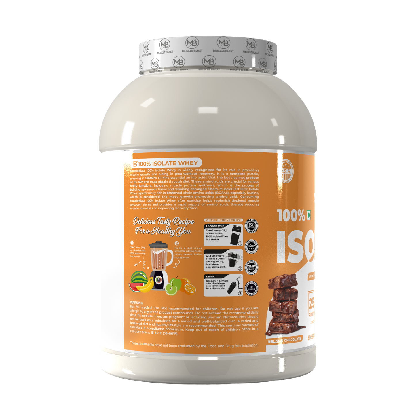 Muscle Blast  Whey Isolate 100%