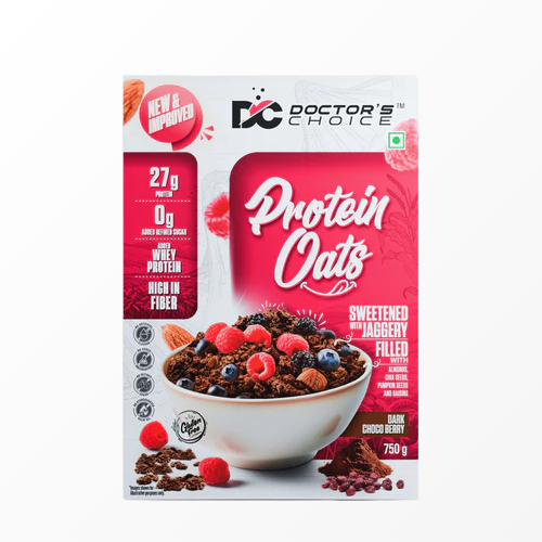 Doctor's Choice Dark Choco Berry Protein Oats