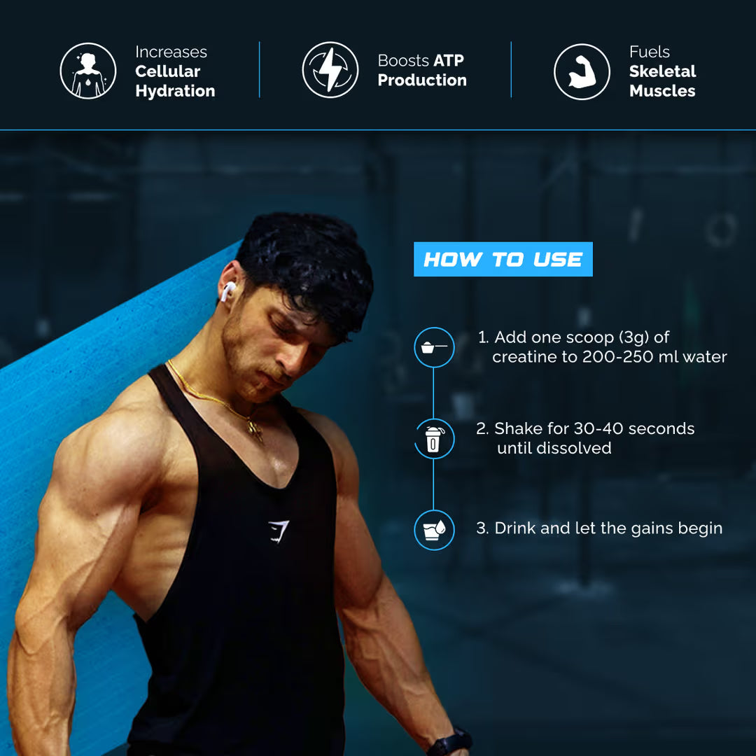 Wellcore - Pure Micronised Creatine Monohydrate (122g, 33 Servings) Tropical Tango