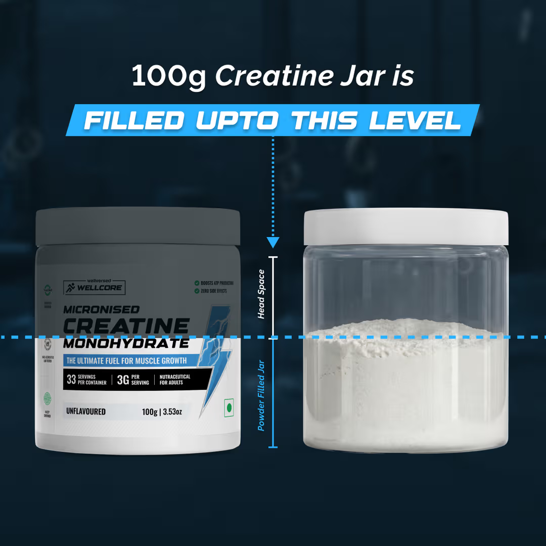 Wellcore - Pure Micronised Creatine Monohydrate (122g, 33 Servings) Tropical Tango