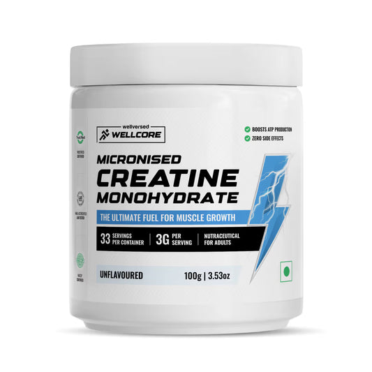 Wellcore - Pure Micronised Creatine Monohydrate (122g, 33 Servings) Tropical Tango