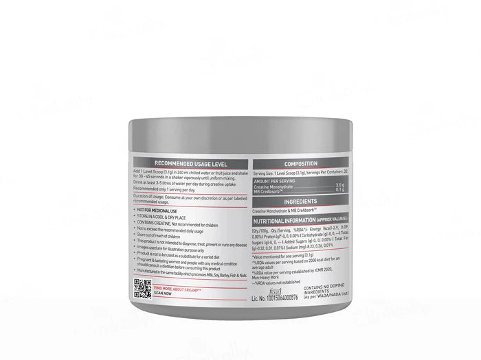 Muscleblaze Mb Cre Amp Creatine Monohydrate Powder
