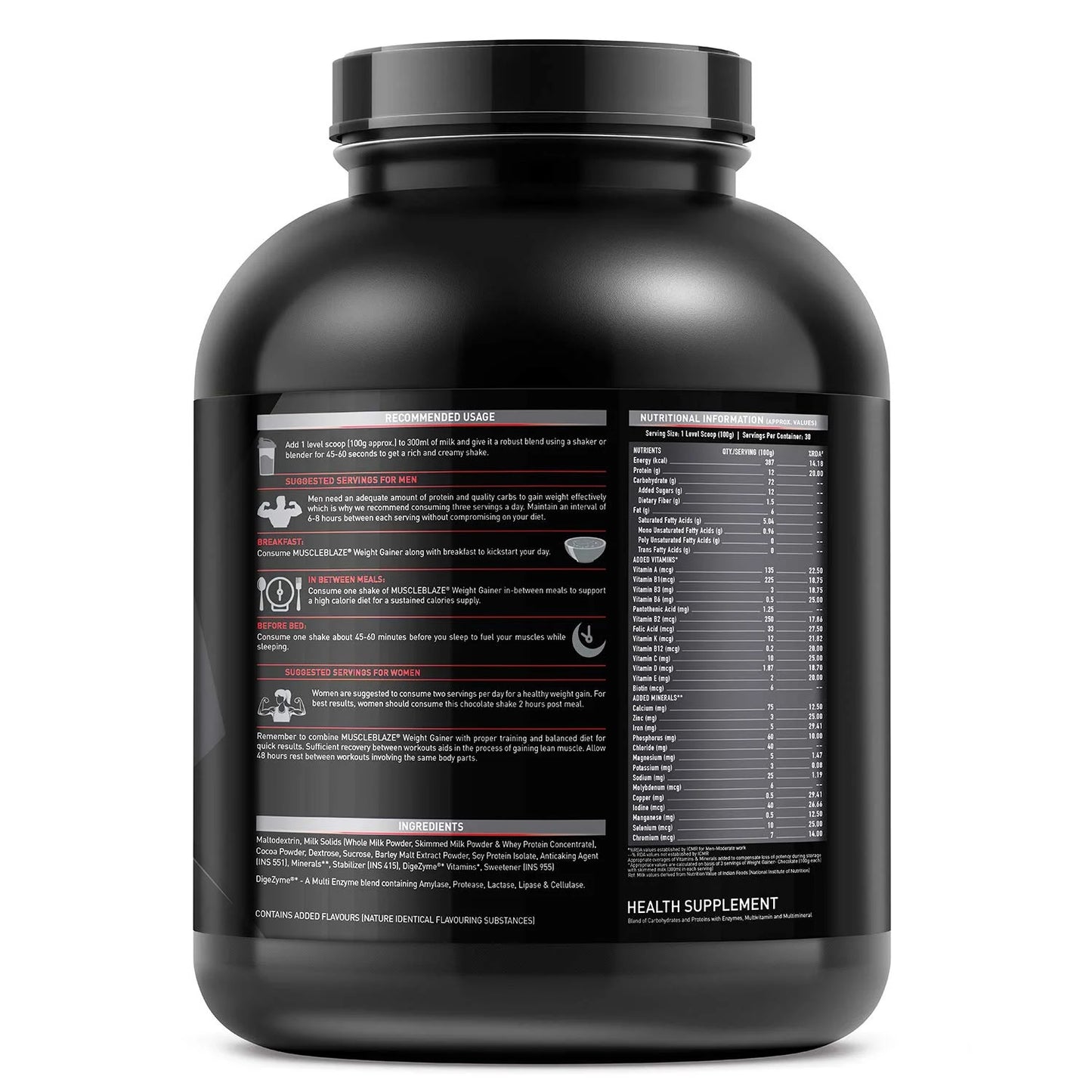 MuscleBlaze Weight Gainer With Added Digezyme