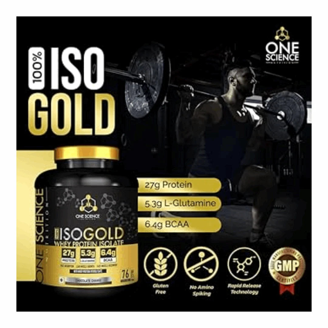 One Science Nutrition 100% Iso Gold Whey Protein Isolate