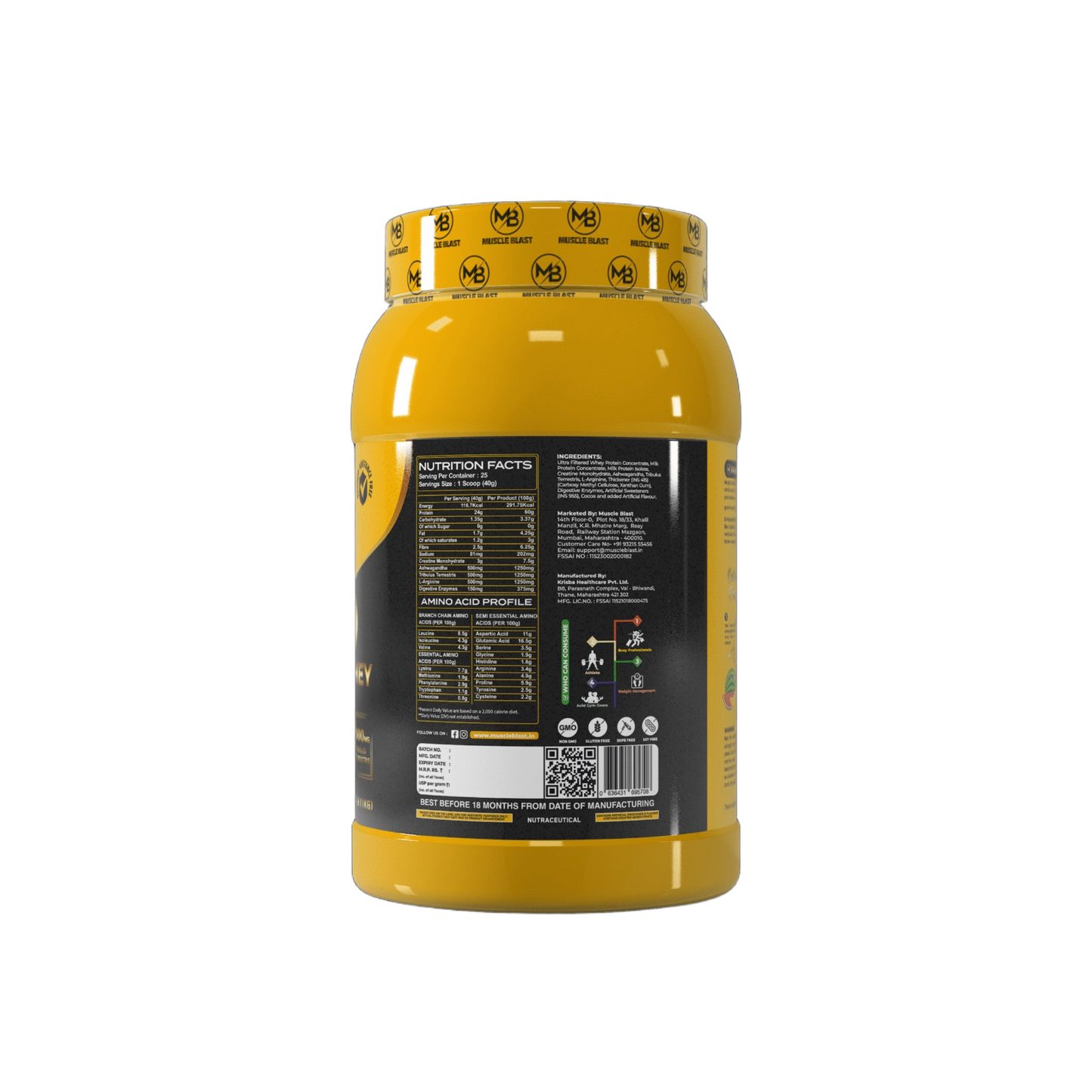 Muscle Blast Nitro Whey