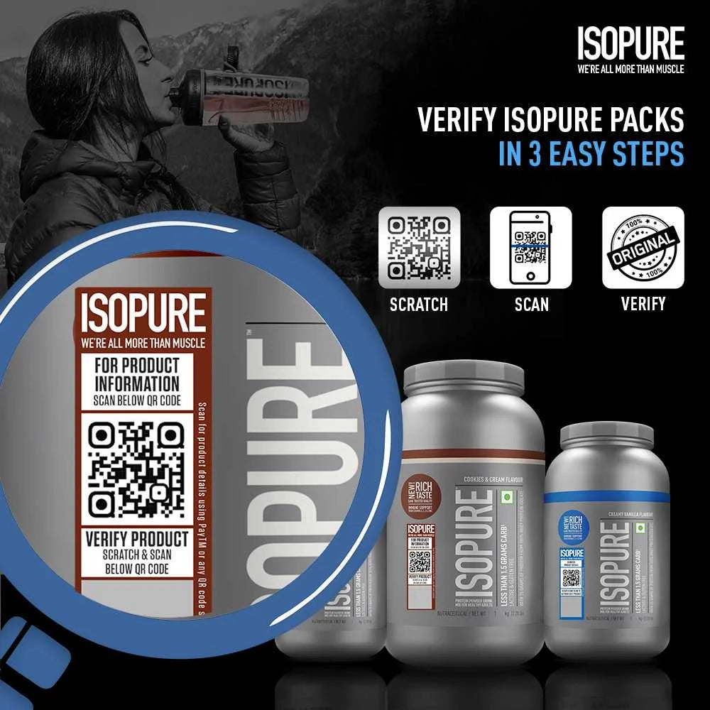 Isopure Low Carb 100% Whey Protein Isolate Powder