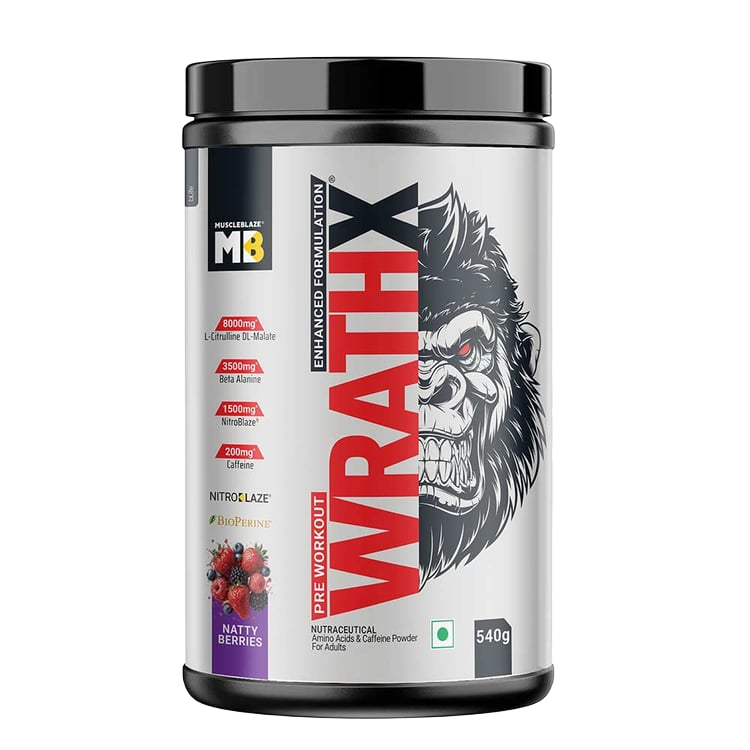 MuscleBlaze Pre Workout WrathX